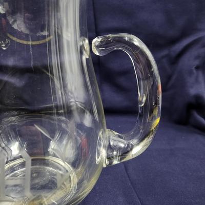 PRINCESSES HOUSE HERITAGE HAND BLOWN ETCHED CRYSTAL PITCHER #459