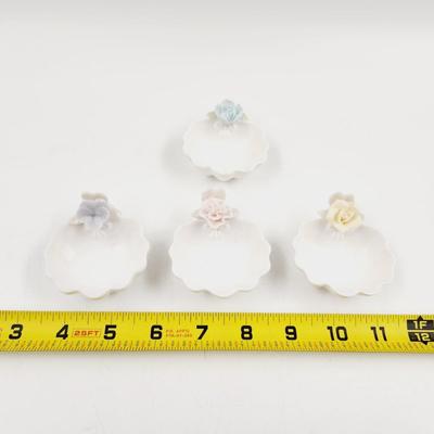 VINTAGE BONE CHIN ARDALT MINI SCALLOPED SHELL BOWL SET