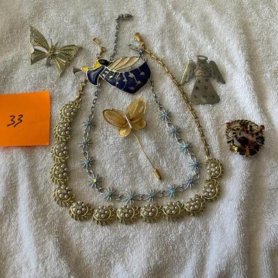 Angel & Butterfly Jewelry Lot