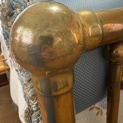 Antique Brass Bed - Full size with all pictured