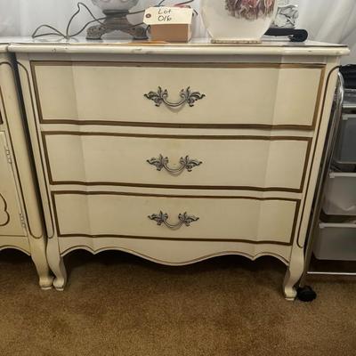Vintage Dixie French Provincial - 3 drawer chest