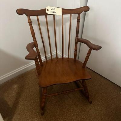 Early American Style Childâ€™s Rocking Chair