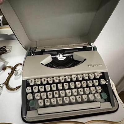 Vintage Olympia Portable Typewriter in Case