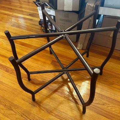 Vintage Mid Century Brass Tray table with stand