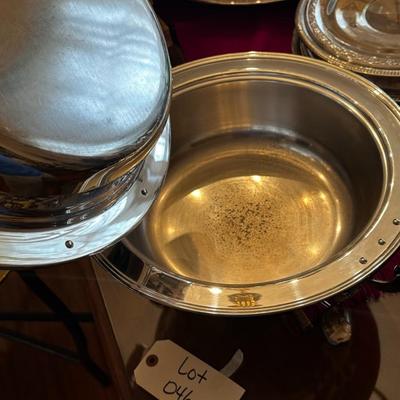 Silver plated Chaffing dish - complete