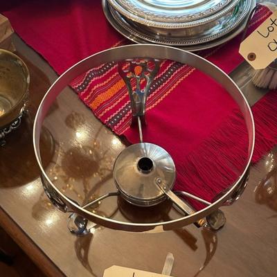 Silver plated Chaffing dish - complete
