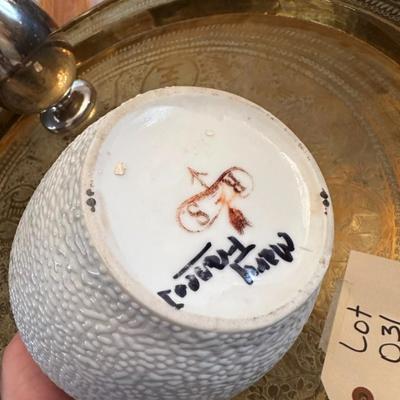Antique Hand painted porcelain pitcher