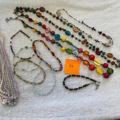 Lot of Bead Necklaces & bracelets