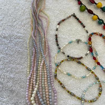 Lot of Bead Necklaces & bracelets
