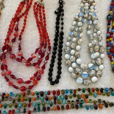 Lot of Bead necklaces