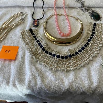 Lot of unusual necklaces
