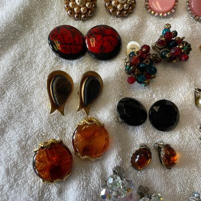 Jackpot lot of clip on earrings