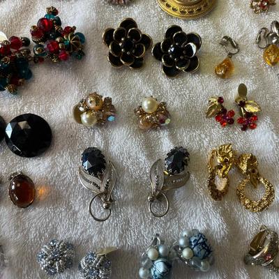 Jackpot lot of clip on earrings