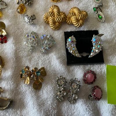 Jackpot lot of clip on earrings