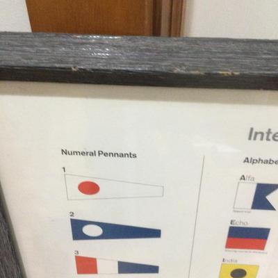 840 Framed International Flags & Pennants
