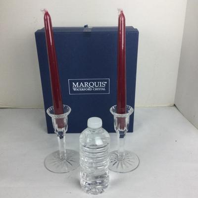 846 Waterford Crystal Candlesticks