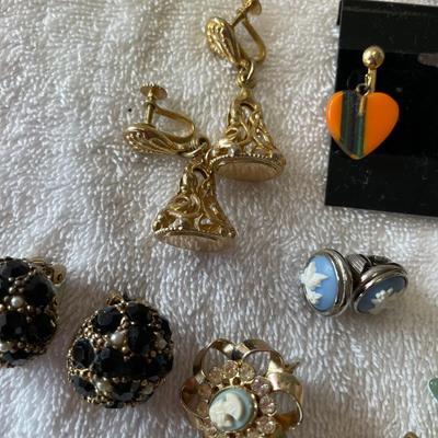 Large lot of Clip on Earrings