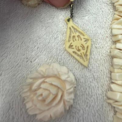 Lot of Ivory & Bone jewelry