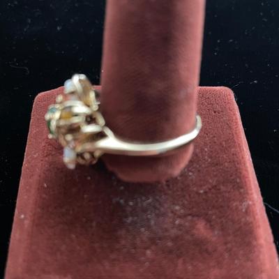 LADIES GOLD PLATED RING