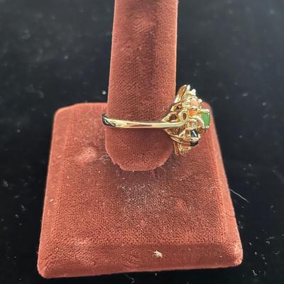 LADIES GOLD PLATED RING