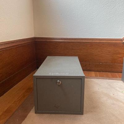 Lot of metal lock boxes