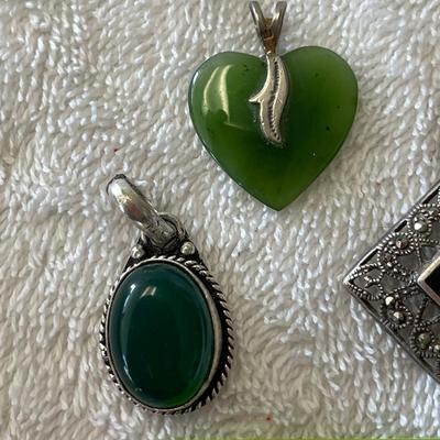 Lot of Sterling Pendants