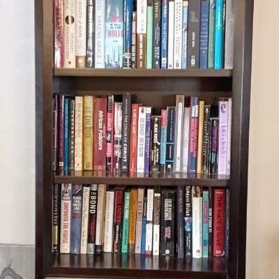 Set Of 3 Mahagany Wood Bookshelves