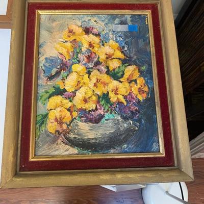 (Framed) Joseph Letven - Flowers