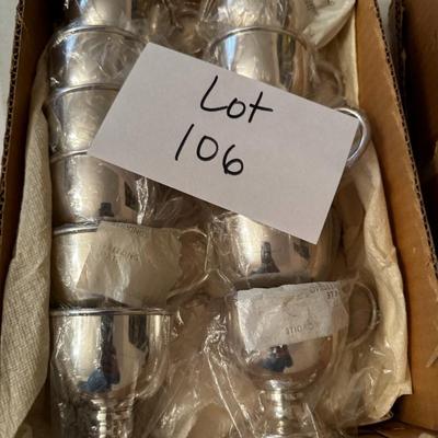 Silver Plated Punch Cups lot of 12