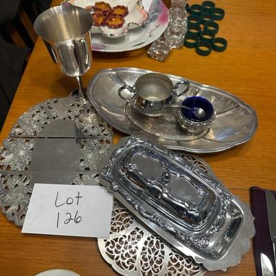 Misc Lot of Silver Plated Dining Table items