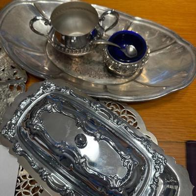 Misc Lot of Silver Plated Dining Table items