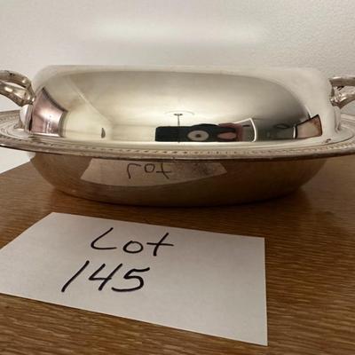 Rogers Silver Plated Vegetable Bowl with Lid