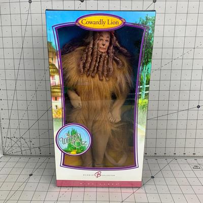 #8 Cowardly Lion Barbie Pink Label Collector Wizard of Oz Doll- Opened
