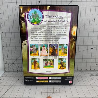 #17 Barbie Pink Label Wizard of Oz Collection Winkie Guard & Winged Monkey in Box