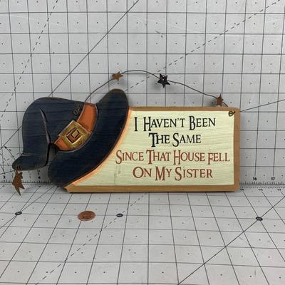 #32 Who Needs Halloween Wall Hanging