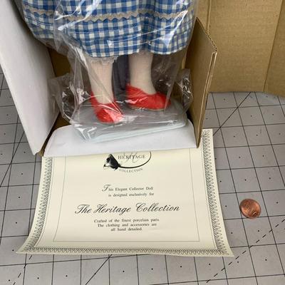 #46 Wizard of Oz Dorothy Heritage Collection Porcelain Doll in Box