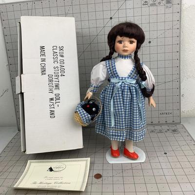 #46 Wizard of Oz Dorothy Heritage Collection Porcelain Doll in Box