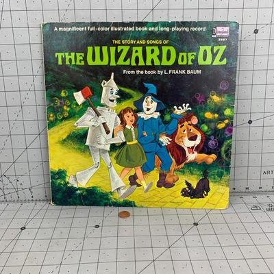 #47 Walt Disney Wizard of Oz Record and Book 1969