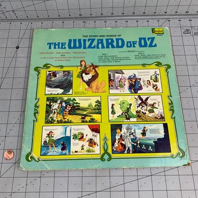 #47 Walt Disney Wizard of Oz Record and Book 1969