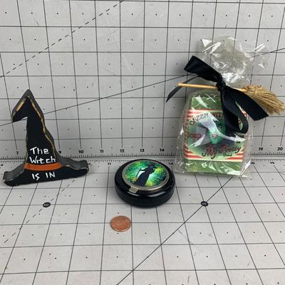 #66 Green Witch Soap, The Witch Is In Sign and Wicked With Compact