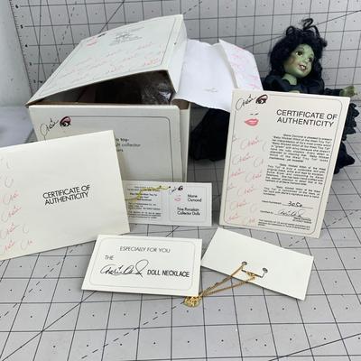 #71 Marie Osmond Tiny Tot Wicked Witch Baby Doll