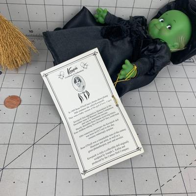 #77 Kewpie Doll- Wicked Witch of West Wizard of Oz Doll 8.5"