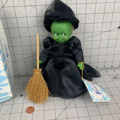 #77 Kewpie Doll- Wicked Witch of West Wizard of Oz Doll 8.5"