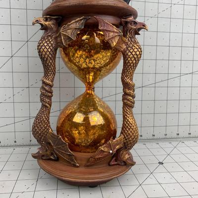 #85 "I'll Get You My Pretty" Illuminating Hourglass with Certificate
