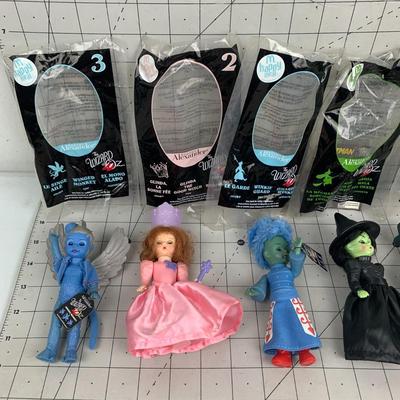 #86 Madame Alexander Wizard of Oz Mcdonalds Happy Meal Dolls (Bundle B)
