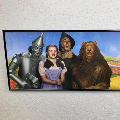 #88 Yellow Brick Road Framed Wizard of Oz Poster 3' x 1'
