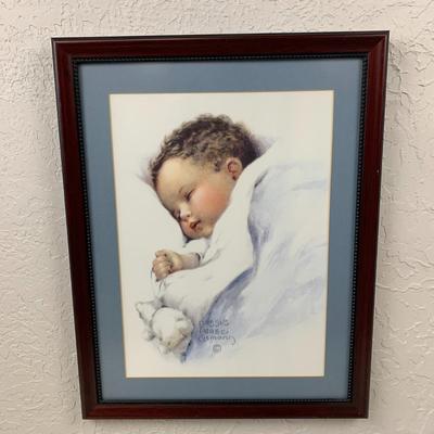 #98 Bessie Pease Gutman- Framed Baby 16" x 20"