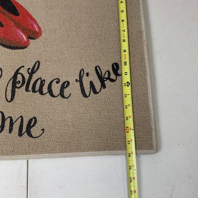 #103 Theres No Place Like Home Ruby Slipper Mat
