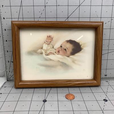 #114 Framed Baby