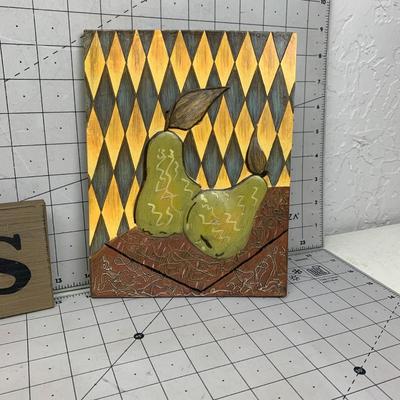 #116 Pears Sign and Art